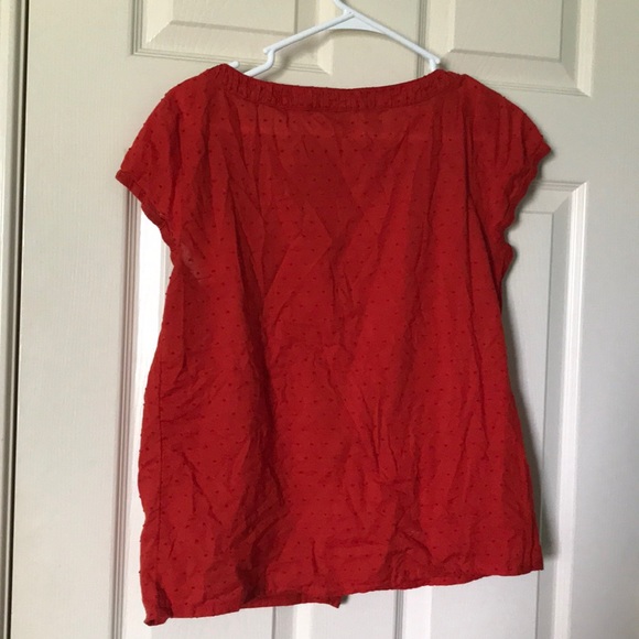 LOFT orange top - Picture 2 of 4